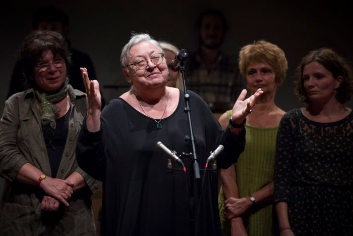 Fantasztikus kép! Molnár Piroska így vette át az életműdíjat