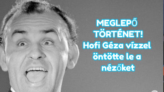 Hofi Géza érdekes történetet mesélt: "Belépőként két darab almát kértünk"