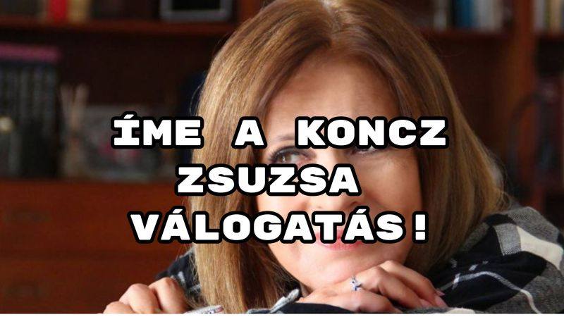 Jöhet egy Koncz Zsuzsa sláger? Mutatunk tízet, jó válogatást kívánunk!