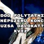 Tudod folytatni a népszerű Koncz Zsuzsa dalokat? kvíz