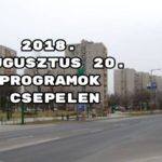 2018. augusztus 20. programok Csepelen