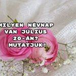 Milyen névnap van július 20-án? Mutatjuk!