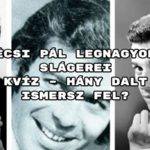 Szécsi Pál legnagyobb slágerei kvíz – hány dalt ismersz fel?