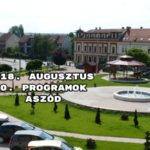 2018. augusztus 20. programok Aszód