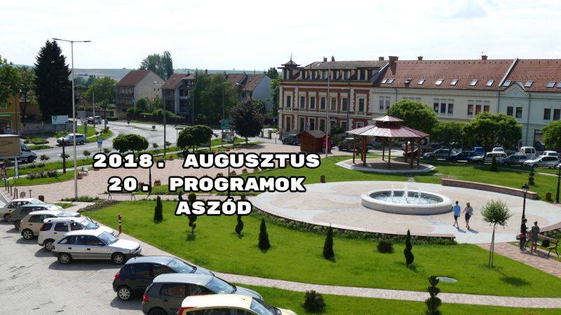2018. augusztus 20. programok Aszód