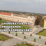 2018. augusztus 20. programok Hajdúböszörményben