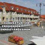 2018. augusztus 20. programok Mosonmagyaróváron