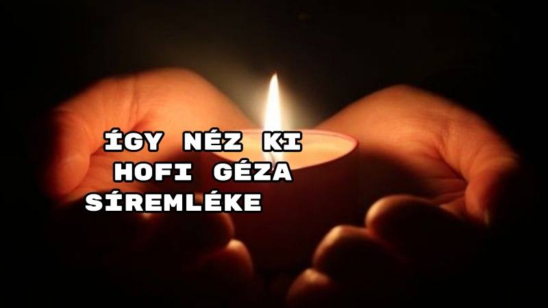 Így néz ki Hofi Géza síremléke